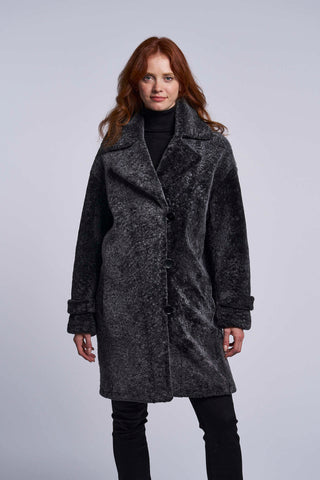 4242 Shearling boyfreind coat