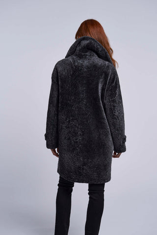 4242 Shearling boyfreind coat