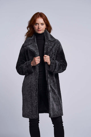 4242 Shearling boyfreind coat